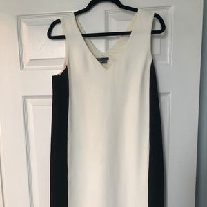 Vince black and white dress
